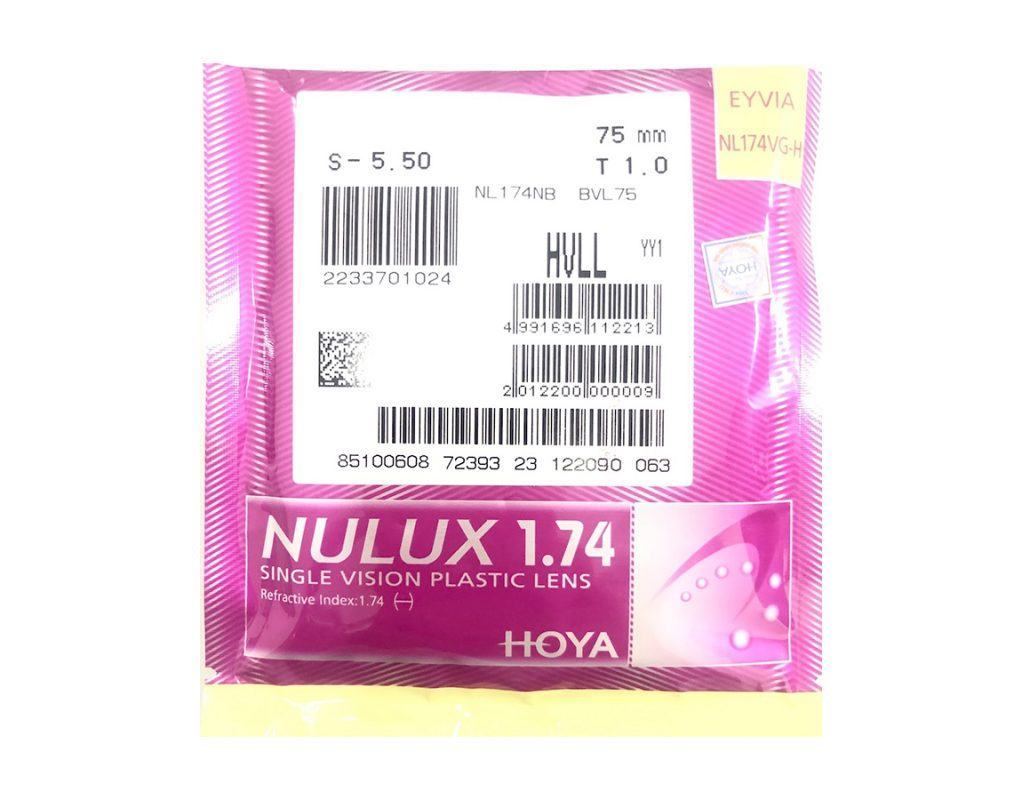 Tròng Kính Hoya Nulux 1.74 HVLL
