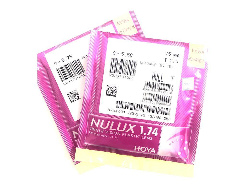Tròng Kính Hoya Nulux 1.74 HVLL